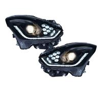 YAKISA Ensemble Phares Avant Pour Suzuki Pour Swift 2018 2019 2020 2021 2 Pièces Phares LED De Voiture Modifiés Avant LED DRL Clignotants Ambre Accessoires Feux Avant(With Xenon Blubs)