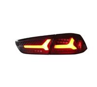 YAKISA Feu Arrière Feux Arrière Feu Arrière Pour Mitsubishi Pour Lancer 2009-2016 Clignotant Dynamique Antibrouillard Yeux D'ange Accessoires Stationnement Pour Voiture