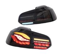 YAKISA Phare Arrière Pour Golf 6 2008-2013 Accessoires De Voiture Feux Arrière Mise À Niveau Entièrement À LED Feu Arrière Arrière Plug And Play Ensemble Feu Arrière(4PCS Smoke)