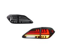 YAKISA Phare Arrière Pour Lexus RX350 RX270 RX450 2009-2015 Ensemble De Feux Arrière Feux Freinage Recul Clignotants Feu Arrière Feu De Circulation Ensemble Feu Arrière(Black,Us version)