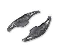 YAKISA pour Cadillac CT6 pour XT5 2016-2019 ABS Palettes De Changement De Volant Décoration Garniture Palettes Manettes De Vitesse Palettes Vitesse(Carbon Black)