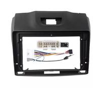 YAKISA pour Isuzu pour D-Max pour MU-X 2012-2016 2 Din 9 Pouces Kit De Montage Cadre Panneau Carénage D'autoradio Cadre Façade D'autoradio(Frame an Cord)