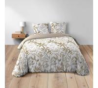 Yaktrax Cabin Slippers, Chaussons d’intérieur Double Couche infusés à l’Aloe avec Doublure Douce et Semelles antidérapantes, Confort Chaud et Relax,Blanc,EU Taille 35-41