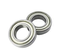 YAKUFAST 10 roulements à billes à gorge profonde en acier chromé 6005 2RS ZZ 25 * 47 * 12 mm 6005RS 6005Z DDU 2Z, diamètre intérieur 25 mm(6005 ZZ Premium)