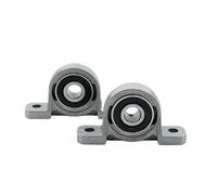 YAKUFAST 2 pièces 10 pièces KP08 Support de palier Diamètre intérieur 8 mm Alliage de zinc Palier à semelle Mini roulements(10Pcs)