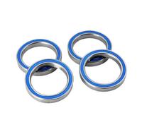 YAKUFAST 4 roulements à billes miniatures étanches en caoutchouc : 2x6x3, 5x10x4, 5x8x2,5, 4x10x4, 5x10x4, 5x11x4, 6x12x4, 12x18x4 mm(8x19x6mm)