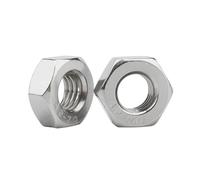 YAKUFAST 5/10/ 20/ 50pcs M1 M1.2 M1.4 M1.6 M2 M2.5 M3 M3.5 M4 M5 M6 M8 304 écrou hexagonal en acier inoxydable DIN934(M1.2 x20pcs)