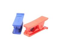 YAKUFAST Cisailles à tuyaux pneumatiques, couteau de coupe de Tube PU PE adapté à la taille de Tube 1mm-14mm de diamètre extérieur(Red)