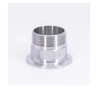 YAKUFAST Connecteur sanitaire en acier inoxydable SUS304, 1/2 "3/4" 1 "1-1/4" 1-1/2 "2" BSPT mâle 1.5 "2" 2.5 ", triple pince, coupleur à écrou hexagonal, brassage à domicile(Female long,DN20 K34mm)