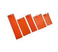 YAKUFAST Coussin chauffant en Silicone, 5V 12V 24V 36V 48V 110V 220V 380V, tapis carré caoutchouc, plaque de lit chauffante, Flexible et étanche for imprimante 3D(150x50mm 20W,48V)