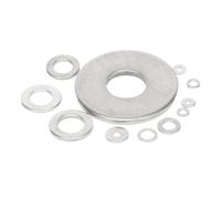 YAKUFAST Joint plat surdimensionné M2.5-M24 304SS, 1/50 pièces | Grande taille grande plaine plus large(M8 x2pcs)