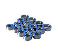 YAKUFAST Kit de 16 mini roulements étanches MR105, 115 et 128 for voitures RC Tamiya TT02, TT-02 et TT02D 1/10 - Pièces et accessoires d'amélioration