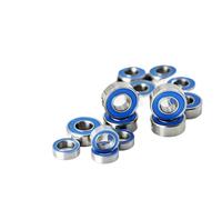 YAKUFAST Kit de 19 roulements étanches en caoutchouc 5x11x4 5x8x2.5 for voitures RC Traxxas Slash 2WD, Bandit et Stampede (pièces de rechange for moteurs MR115, MR85 et 2RS).