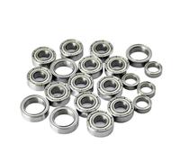 YAKUFAST Kit de 20 roulements métalliques étanches for voitures RC Tamiya 1/10 (pièces de rechange et accessoires) TT01, TT-01, TT01E, TT01D et TT02B.