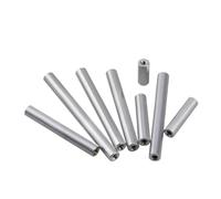 YAKUFAST Lot de 2 à 10 entretoises rondes en aluminium M2, M2.5, M3, M4, M5, M6, for multirotors FPV RC(12mm,M6 2pcs)