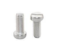 YAKUFAST M1 M1.2 M1.4 M1.6 M2 M2.5 M3 M3.5 DIN84 vis à tête fendue en acier inoxydable SS304(M1.2X10 100PCS)