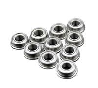 YAKUFAST MF105ZZ MF106ZZ MF117ZZ MF126ZZ MF128ZZ MF137ZZ MF148ZZ Palier à bride miniature, à paroi mince, blindé métallique(MF128ZZ 8x12x3.5mm)