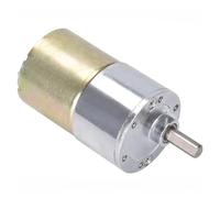 YAKUFAST Moteur à engrenages CC XC37GB30-C, micro-moteur 12 V avec régulation de vitesse 24 V, rotation avant et arrière à vitesse réduite.(Eccentric with brack,300RPM,12V)