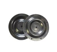 YAKUFAST Pompe à membrane pneumatique 25/40, 1 pièce, accessoires, résistance l'huile, clip œillet, diaphragme en caoutchouc, diamètre extérieur 230 mm