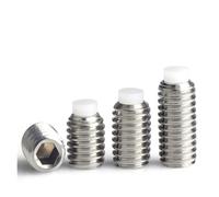 YAKUFAST Vis tampon à tête en Nylon acier inoxydable 304, plongeur plastique, Machine POM, fil supérieur de riz, perle ondulée M2.5,M3,M4,M5 M6~16(4mm,M5 (5Pcs))