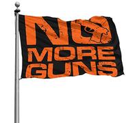Yakujo No More Gun End Gun Violence Drapeaux de luxe 1,8 x 1,2 m Drapeau en polyester durable pour extérieur et intérieur 12,7 x 7,7 cm