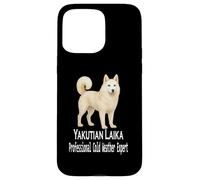 Yakutian Laika Chien Professionnel Expert par Temps Froid Coque pour iPhone 15 Pro Max
