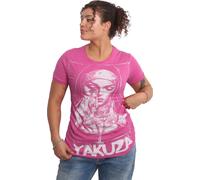 Yakuza Damen Nun Urban Crew Neck T-Shirt, Rose Of Sharon Melange, L