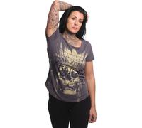 Yakuza Damen - T-shirt col ras du cou courbé Afraid, lapin, XS