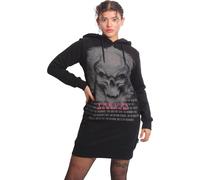Yakuza Femme Devils Hoodie Robe, Noir, S