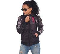Yakuza Femme Skull Diary Turtle Coupe-Vent, Noir, M