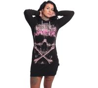 Yakuza Femme Weird Lite Hoodie Robe, Noir, XL