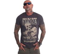 Yakuza Herren - T-shirt First Love, Anthrazit, S
