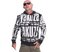 Yakuza Homme Anyone Allover Sweat à capuche, Noir, 6XL
