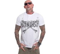 Yakuza T-shirt Judge Me pour homme, Blanc., M