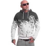 Yakuza Homme Splash Allover Sweat à capuche, Blanc, 6XL