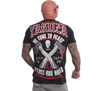 Yakuza Homme We Come In Peace V02 T-shirt, Noir, S