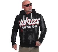 Yakuza Hommes Crashed Skull Allover Sweat à capuche, Noir, 6XL
