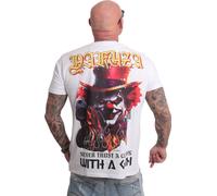 Yakuza Hommes Like A Clown Regular T-shirt, Blanc, 4XL