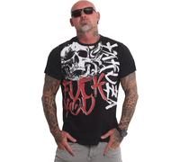 Yakuza Men Horned FU Regular T-shirt, Noir, L