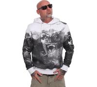 Yakuza Men Horror Allover Sweat à capuche, blanc, 6XL