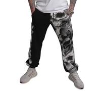 Yakuza Pantalon de jogging ample pour homme, Noir , 3XL