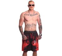 Yakuza Short de bain Burning Allover pour homme, coloré, L
