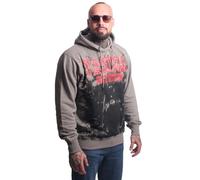 Yakuza Sweat à capuche Get High pour homme, Gris acier, 6XL