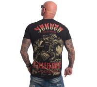 Yakuza T-shirt Courage Regular pour homme, Noir , XXL