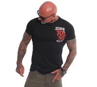 Yakuza T-shirt FU pour homme, Noir , 3XL