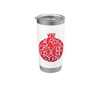 Yalda Grenade Perse Symbole du Solstice d'hiver iranien Gobelet isotherme en acier inoxydable double paroi