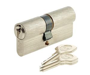 Yale 10-0252-4040-00-2101 Cylindre Double profilé série 250, Longueur 40/40 mm