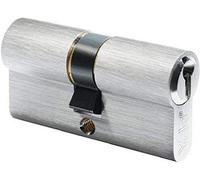 Yale 10-0672-4050-00-2201 Double cylindre profilé nickelé mat