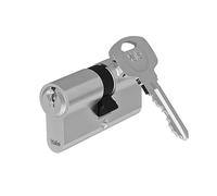 Yale 500 Plus Série Cylindre de Profil Européen Double 35/50 Nickel Satiné Cylindre de Sécurité à 5 Goupilles Haute Protection Anti Effraction Installation Facile avec Clés Incluses