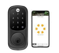 Yale Assure Lock Écran tactile, Wi-Fi Smart Lock - Compatible avec Alexa, Google Assistant, HomeKit, Phillips Hue et Samsung SmartThings, daim noir